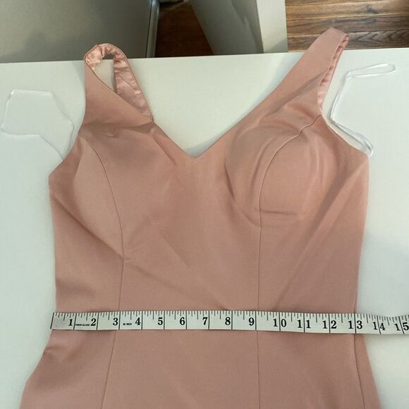 Narianna Blush Pink Sleeveless Full Length Gown Size XS - Picture 10 of 12